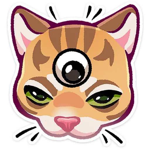 🐱 Стикер «Рыжий» для Telegram