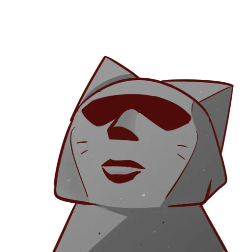 🗿 Стикер «Pus Nyangami» для Telegram