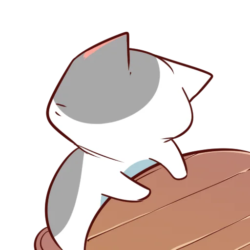 😶 Стикер «Pus Nyangami» для Telegram