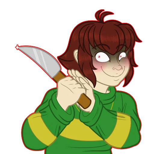 🔪 Стикер «Chara» для Telegram