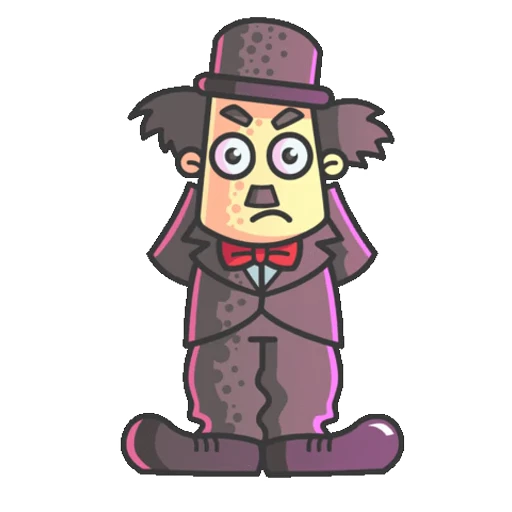 😡 Стикер «Charlie Chaplin» для Telegram