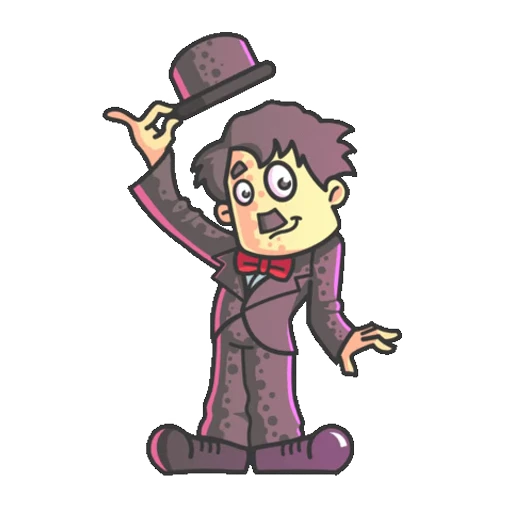 🤗 Стикер «Charlie Chaplin» для Telegram