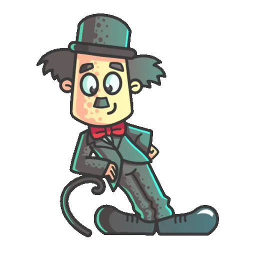 😊 Стикер «Charlie Chaplin» для Telegram