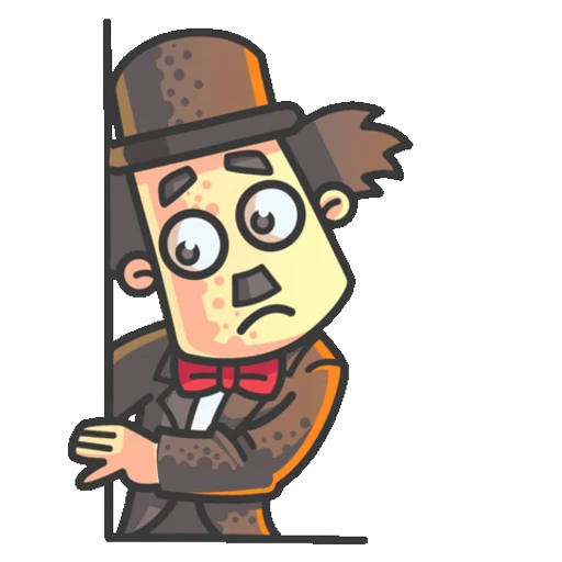 😠 Стикер «Charlie Chaplin» для Telegram