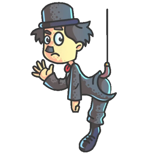 👋 Стикер «Charlie Chaplin» для Telegram