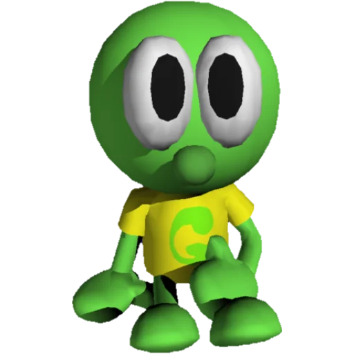 🧎 Стикер «charlie and greenly 3D» для Telegram