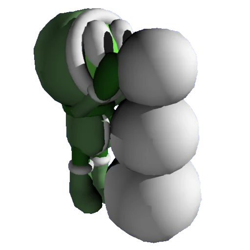 ⛄️ Стикер «charlie and greenly 3D» для Telegram