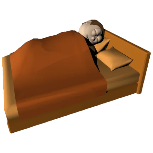 😴 Стикер «charlie and greenly 3D» для Telegram