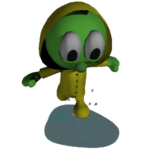 ☂️ Стикер «charlie and greenly 3D» для Telegram
