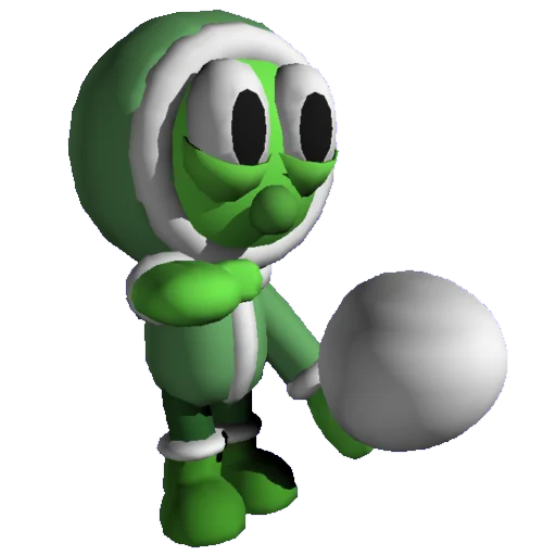 ❄️ Стикер «charlie and greenly 3D» для Telegram