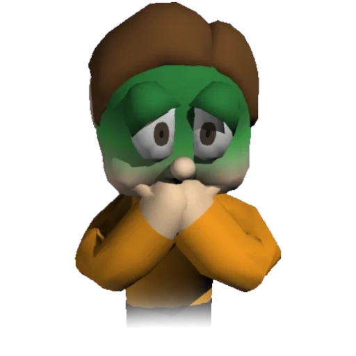 🤢 Стикер «charlie and greenly 3D» для Telegram