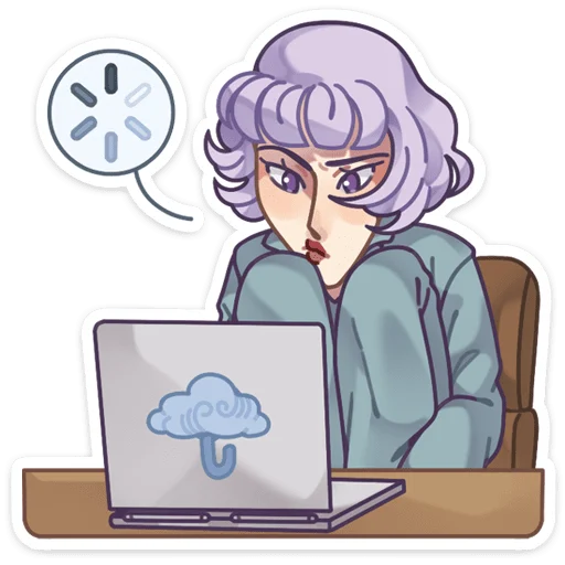 🫥 Стикер «Шарлотта» для Telegram