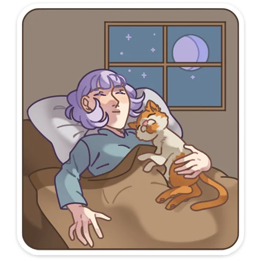 😴 Стикер «Шарлотта» для Telegram