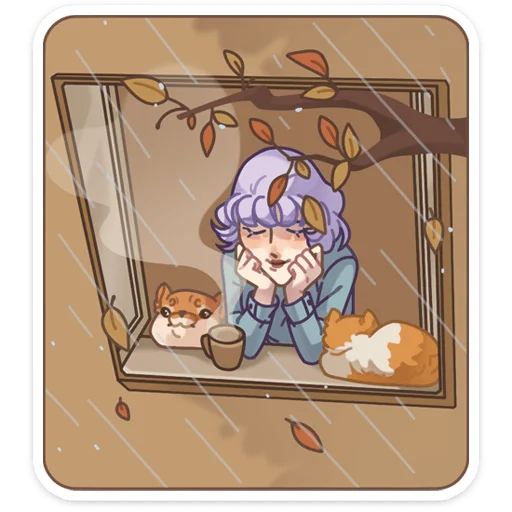 🍂 Стикер «Шарлотта» для Telegram