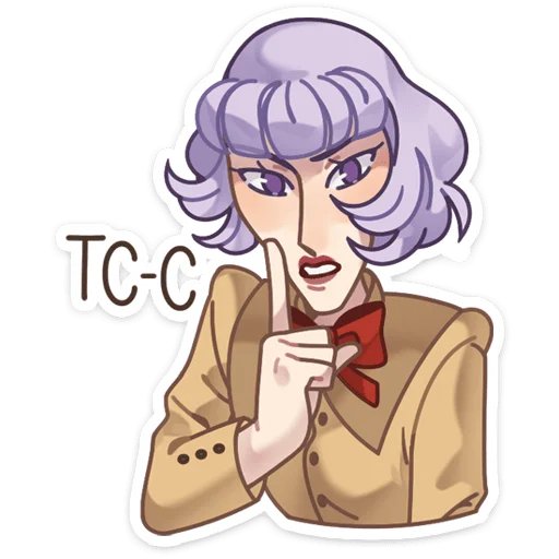 🤫 Стикер «Шарлотта» для Telegram