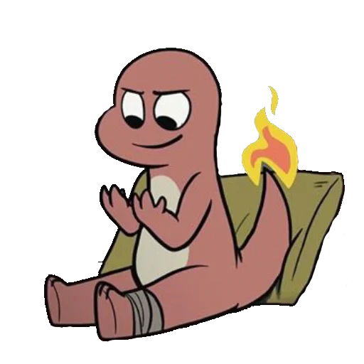 😈 Стикер «Чармандер Nekoama» для Telegram