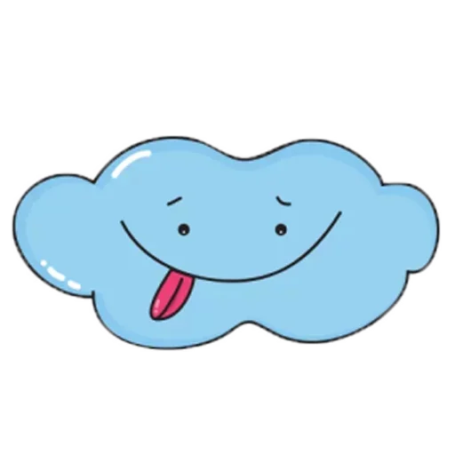 😒 Стикер «Charming Cloud» для Telegram