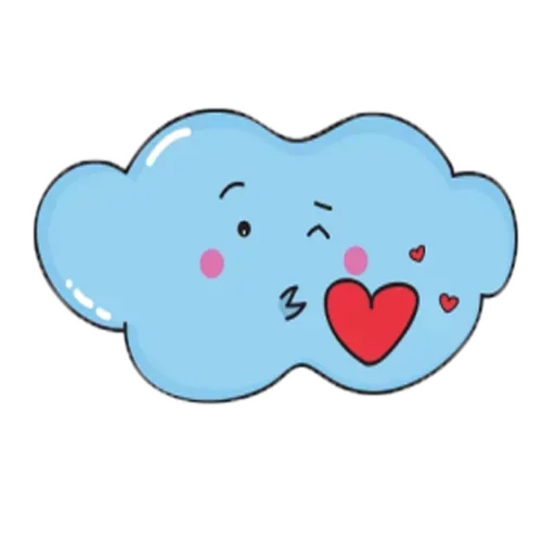 😡 Стикер «Charming Cloud» для Telegram