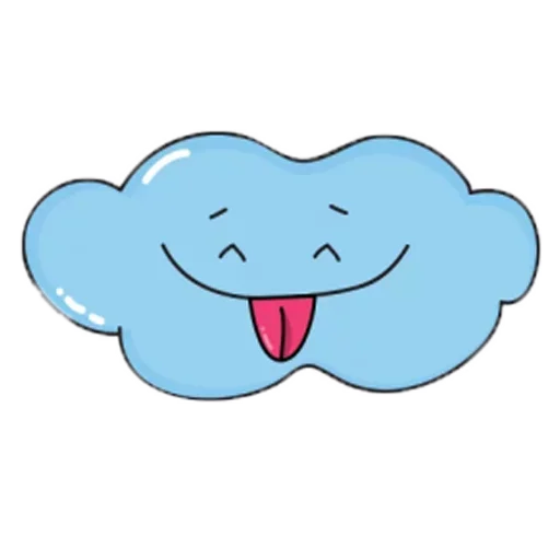 😏 Стикер «Charming Cloud» для Telegram