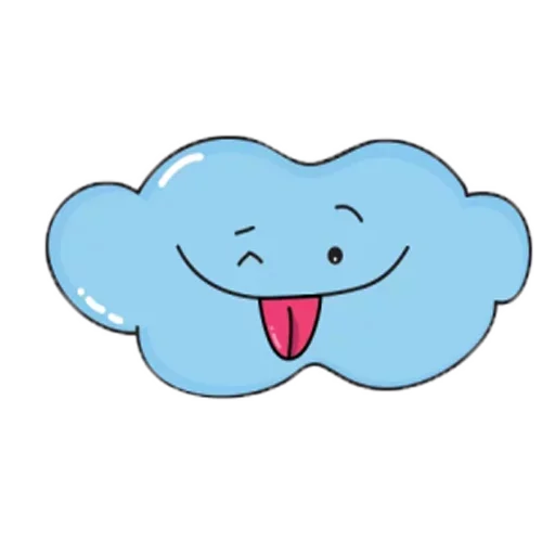 😒 Стикер «Charming Cloud» для Telegram
