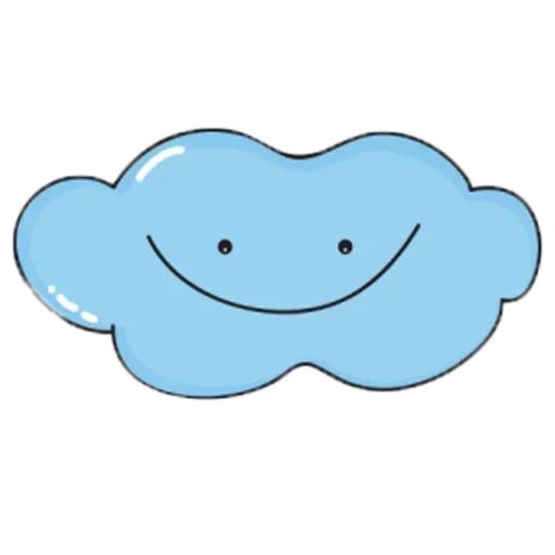😙 Стикер «Charming Cloud» для Telegram