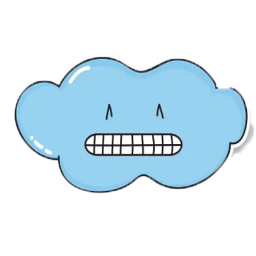 🤑 Стикер «Charming Cloud» для Telegram