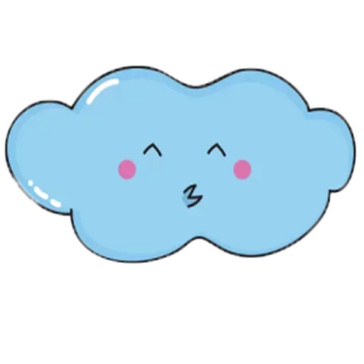 😛 Стикер «Charming Cloud» для Telegram
