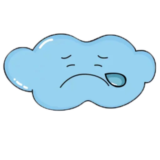 🤓 Стикер «Charming Cloud» для Telegram