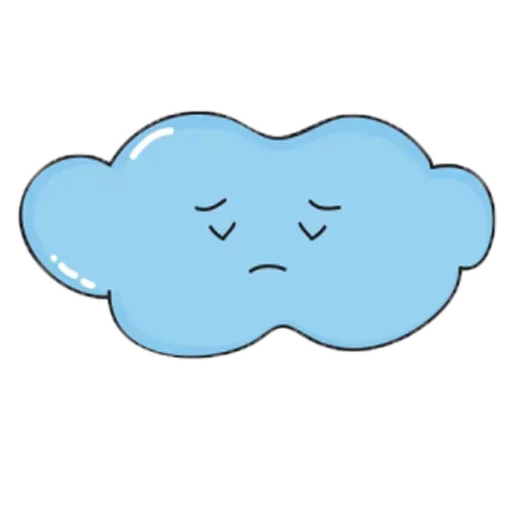 🤗 Стикер «Charming Cloud» для Telegram