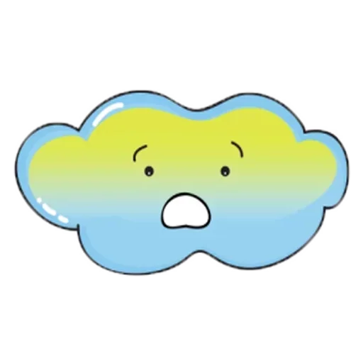 🤗 Стикер «Charming Cloud» для Telegram