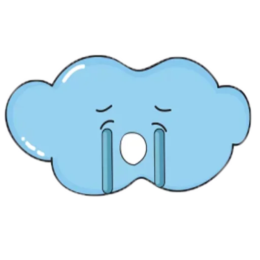 😒 Стикер «Charming Cloud» для Telegram