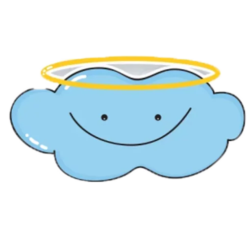 😞 Стикер «Charming Cloud» для Telegram