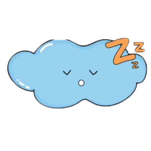 😒 Стикер «Charming Cloud» для Telegram