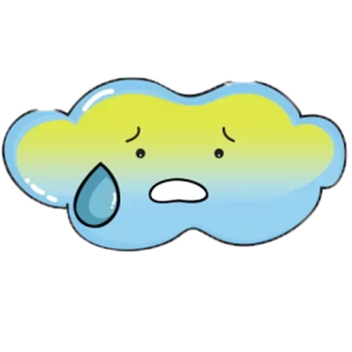 😛 Стикер «Charming Cloud» для Telegram