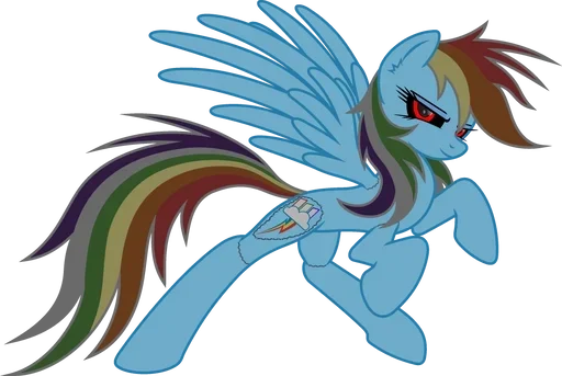 ✋ Стикер «Rainbow Dash MLP» для Telegram