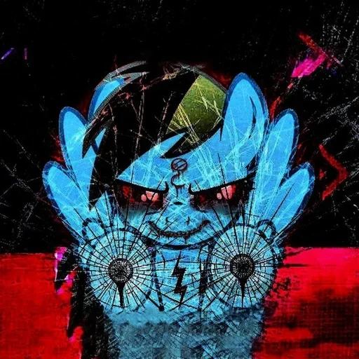😈 Стикер «Rainbow Dash MLP» для Telegram