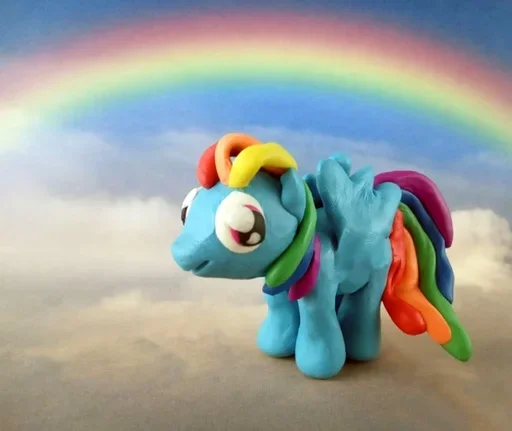 🦄 Стикер «Rainbow Dash MLP» для Telegram