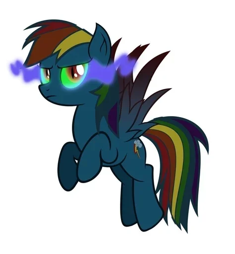 🤨 Стикер «Rainbow Dash MLP» для Telegram