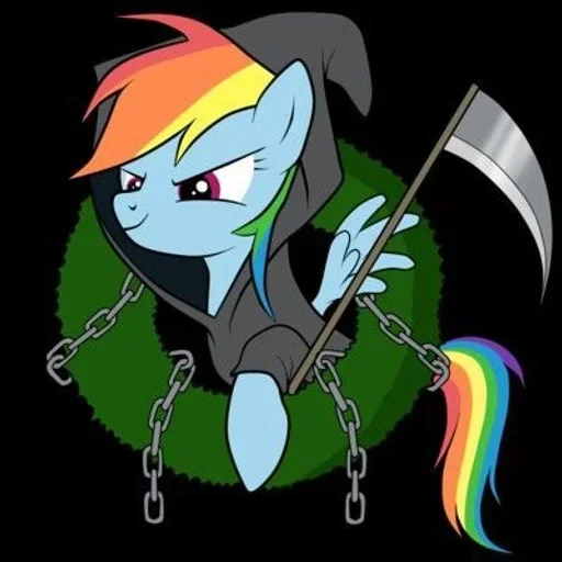 🦄 Стикер «Rainbow Dash MLP» для Telegram