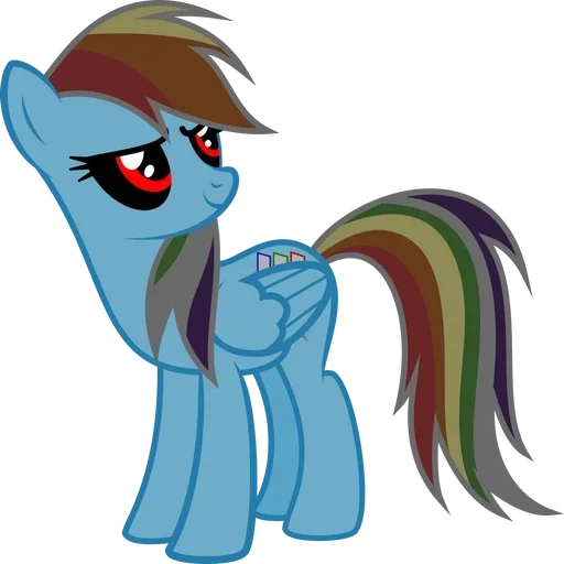 😏 Стикер «Rainbow Dash MLP» для Telegram
