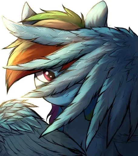 🦄 Стикер «Rainbow Dash MLP» для Telegram