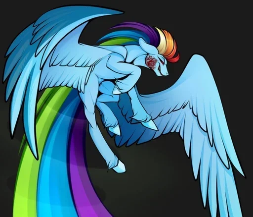 🦄 Стикер «Rainbow Dash MLP» для Telegram