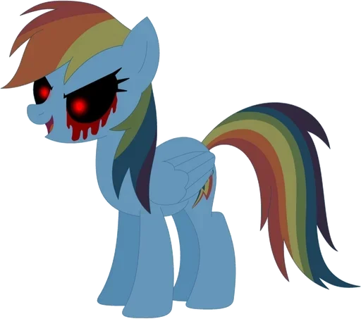 😍 Стикер «Rainbow Dash MLP» для Telegram