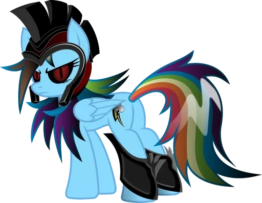 😑 Стикер «Rainbow Dash MLP» для Telegram