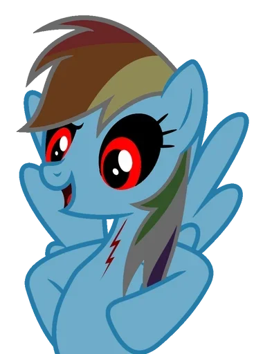 ☺️ Стикер «Rainbow Dash MLP» для Telegram