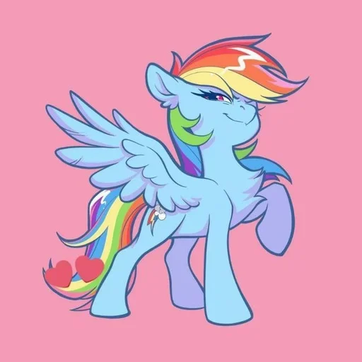 🦄 Стикер «Rainbow Dash MLP» для Telegram