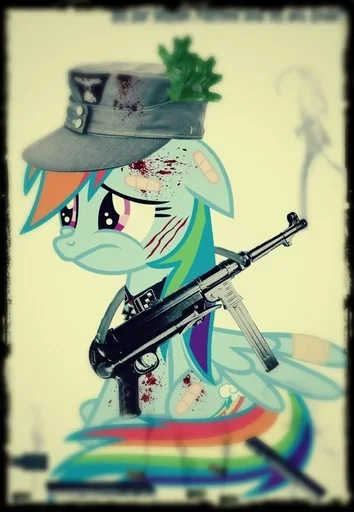 💋 Стикер «Rainbow Dash MLP» для Telegram