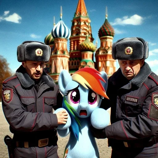 🚓 Стикер «Rainbow Dash MLP» для Telegram