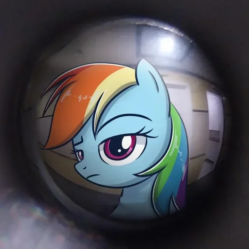 🤨 Стикер «Rainbow Dash MLP» для Telegram