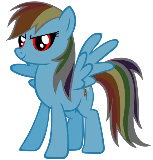 🙂 Стикер «Rainbow Dash MLP» для Telegram